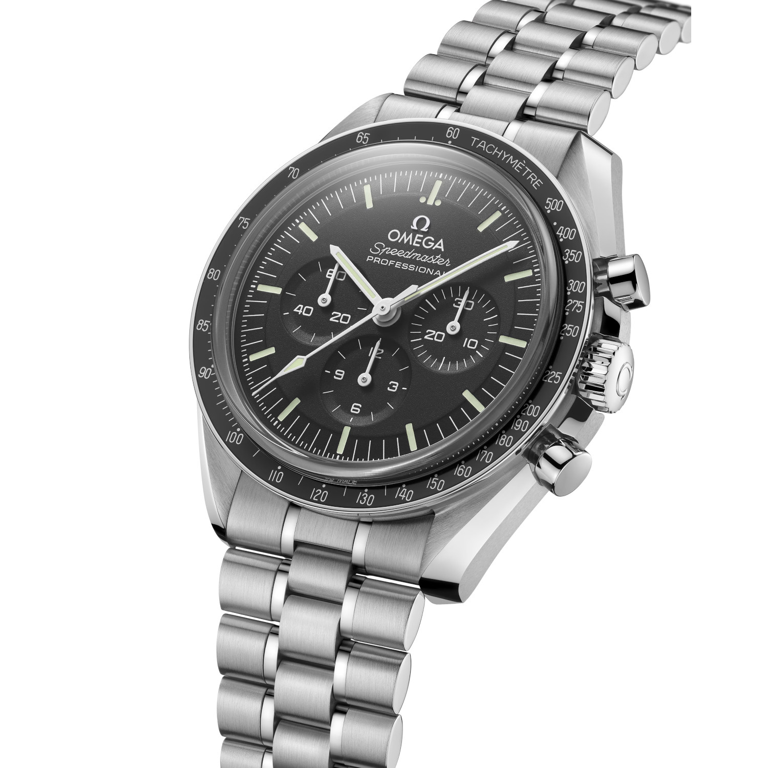 OMEGA Speedmaster Moonwatch Saphir Chronograph Produktbild main 2