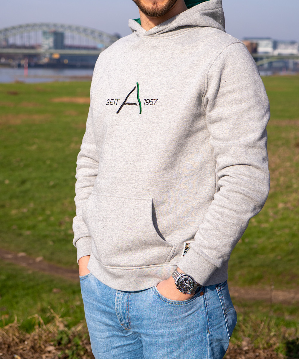 ALTHERR Hoodie Grau Produktbild main 0